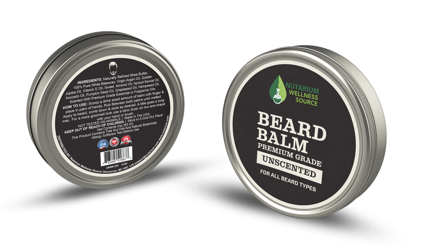 Beard Balm Unscented - Nutarium