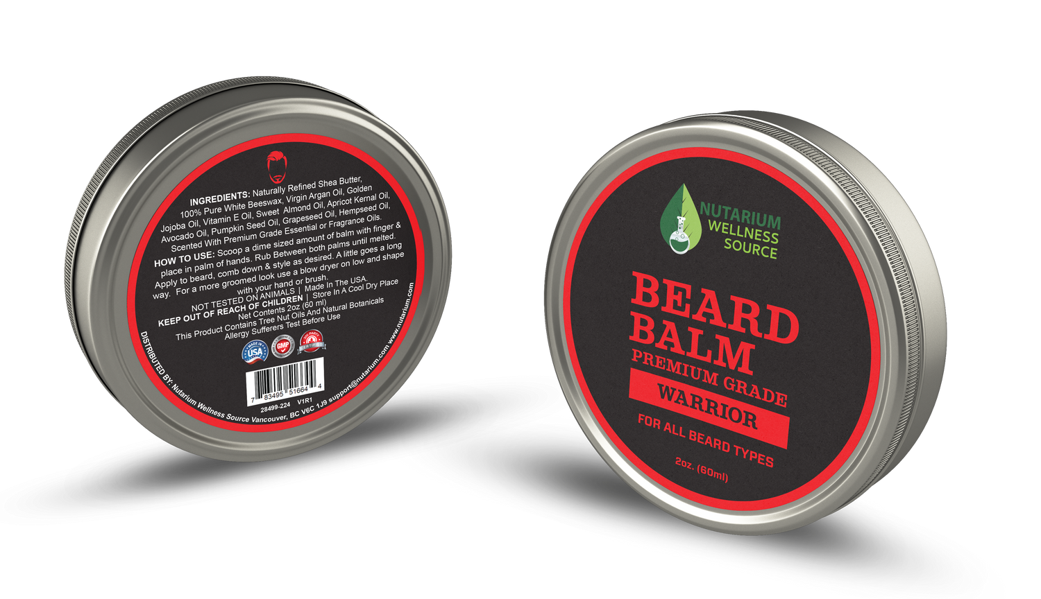 Beard Balm Warrior Scent - Nutarium