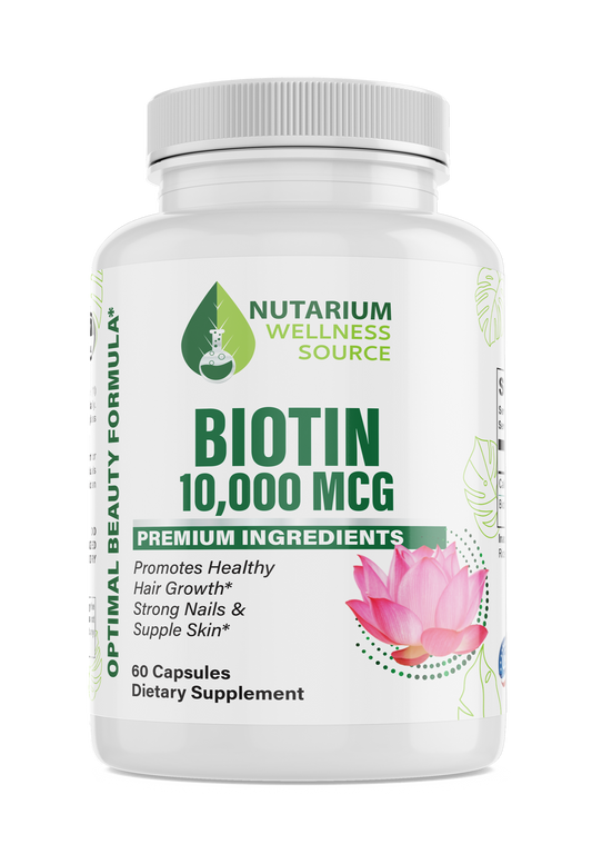 Biotin 10,000 MCG - Nutarium