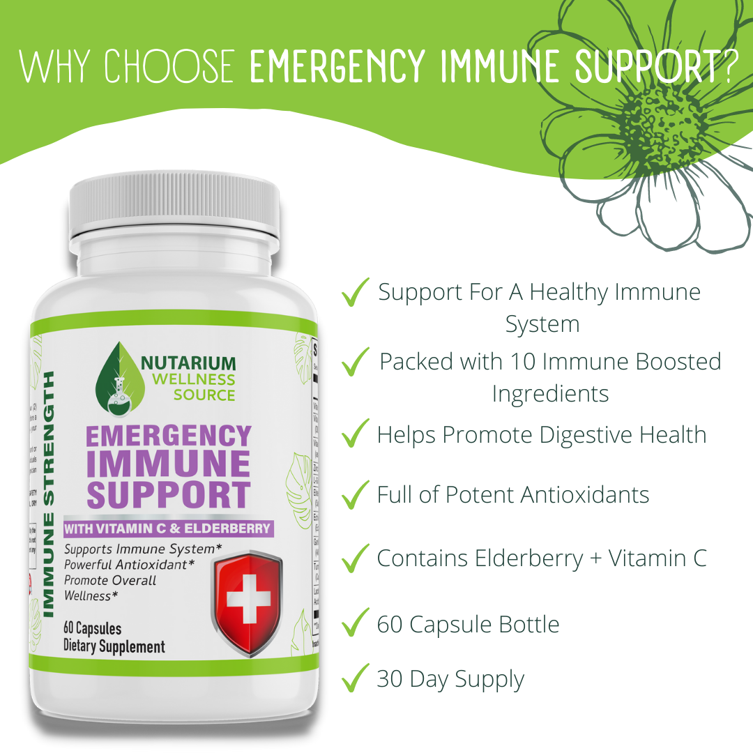 EMERGENCY IMMUNE SUPPORT - Help Support Your Immune System - Nutarium